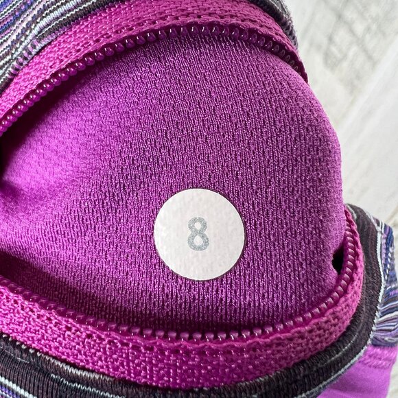 Lululemon Womens 8 Speed Short 2.5” 4-Way Stretch in Purple Violet Space Dye - Picture 4 of 9